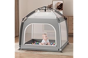 Foldable Baby Playpen, Perfect for Beach Days