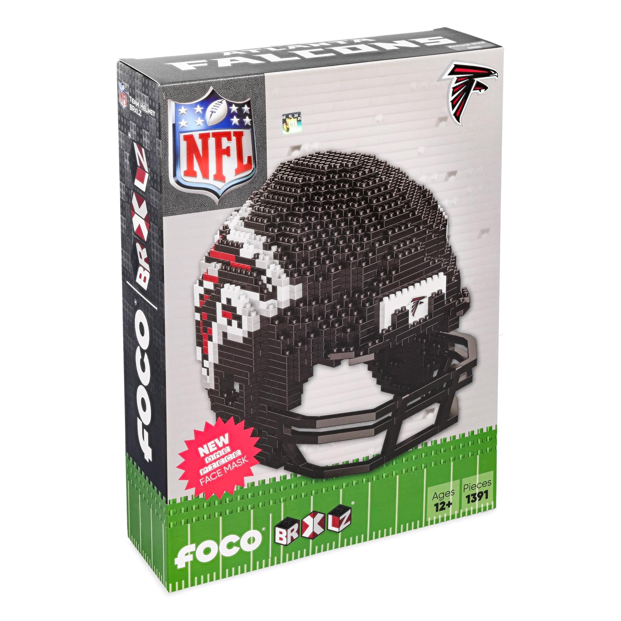 Amazon.com : FOCO Atlanta Falcons NFL 3D BRXLZ Puzzle Replica