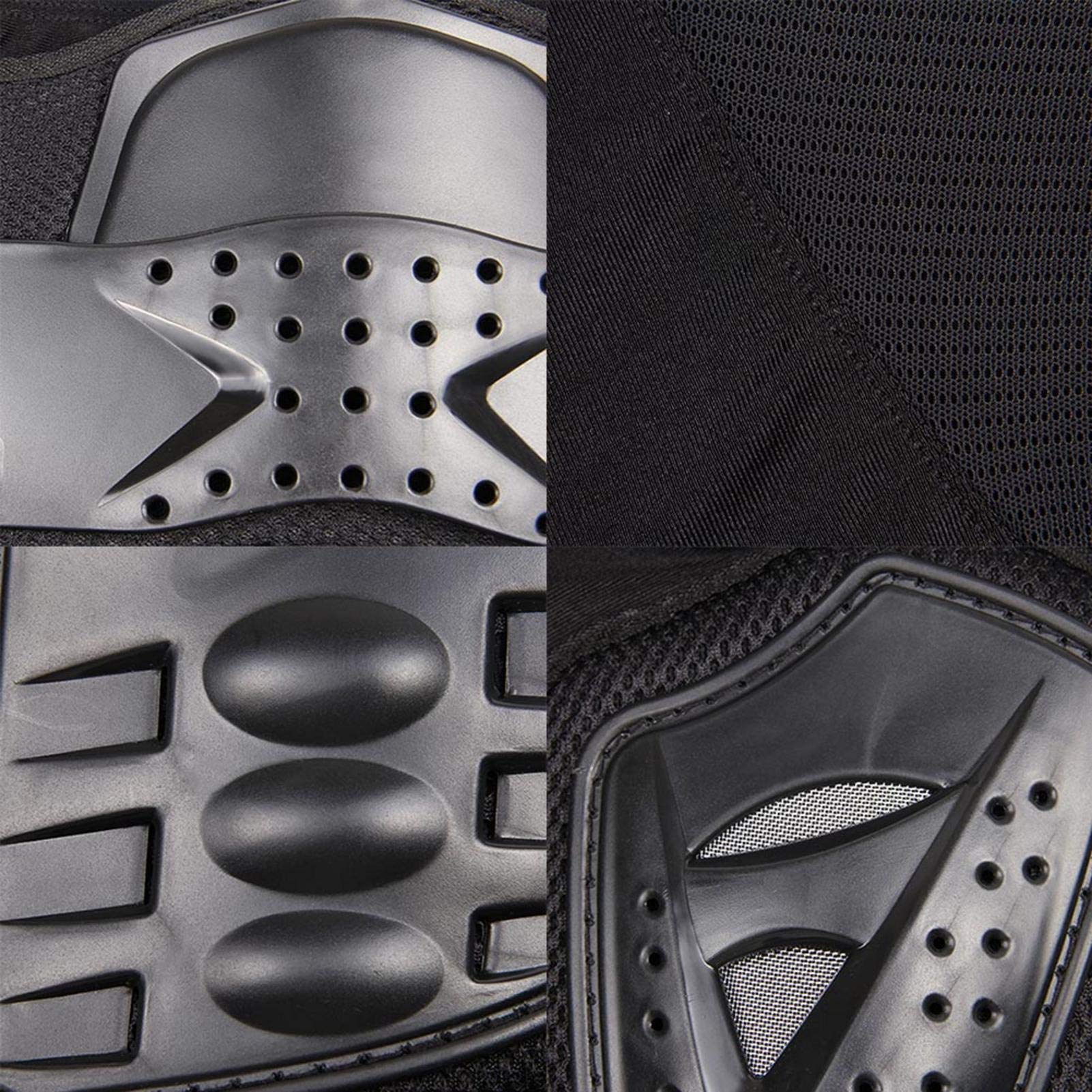 HEROBIKER - Pantaloni protettivi per il corpo, resistenti protezioni per fianchi e gambe, per cavalieri da hockey per moto, motocross, sci da corsa