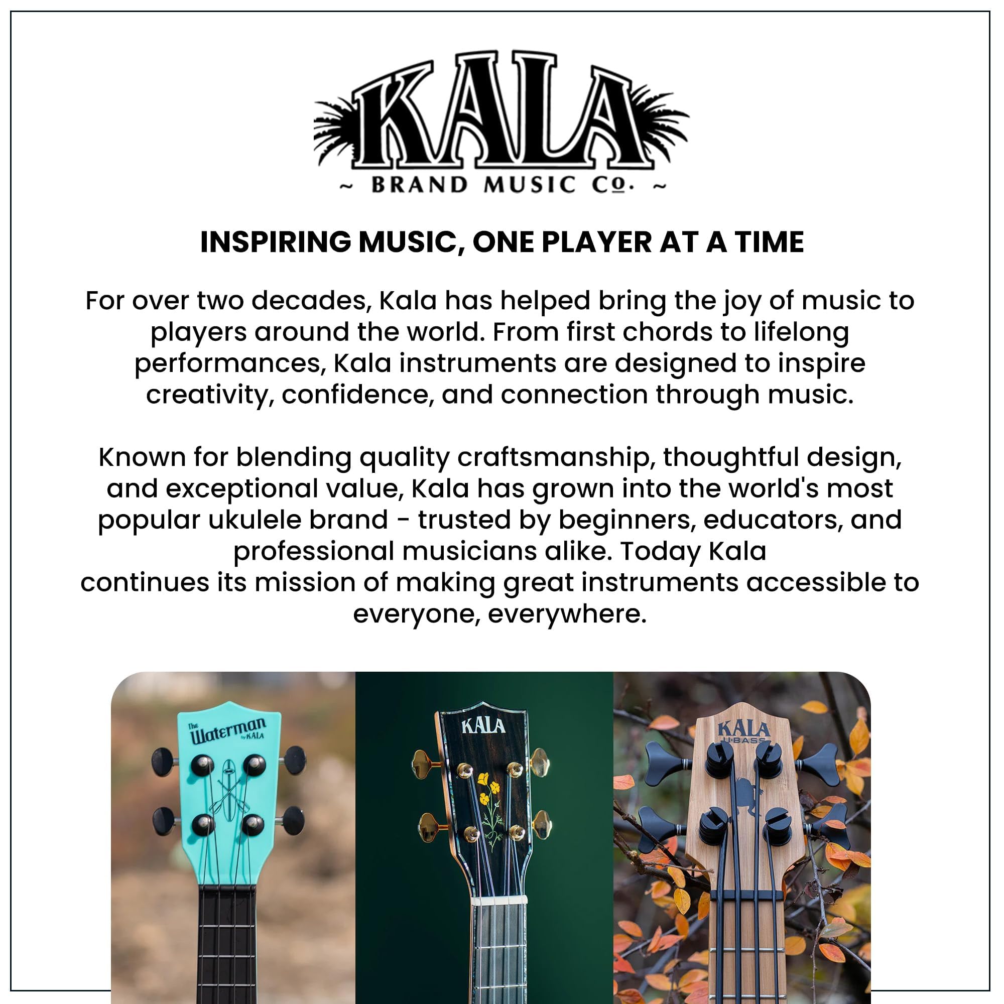 Kala Brand Music Co., Ukulele a 4 corde, naturale, concerto (KA-TK-C-CE)