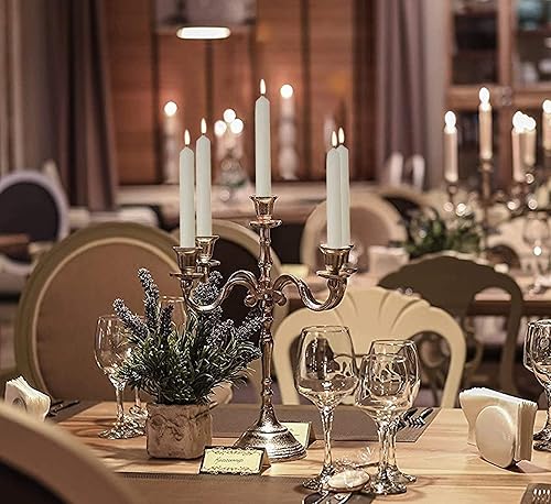 Miniatura 6 de Hyoola Velas cónicas de cera de abeja blanca sumergidas a mano decorativas totalmente naturales 100 pura perfumada de cera de abeja paquete de 12