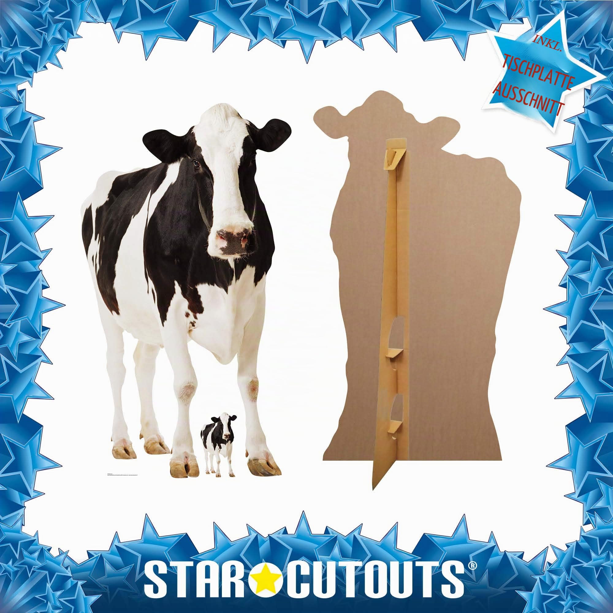 Star Cutouts Pappaufsteller Kuh