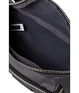 Amazon.com | Marc Jacobs The Biker Nylon Belt Bag Dark