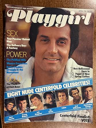 PLAY GIRL MAGAZINE April 1976 Man of the Month Peter Lupas, Centerfold