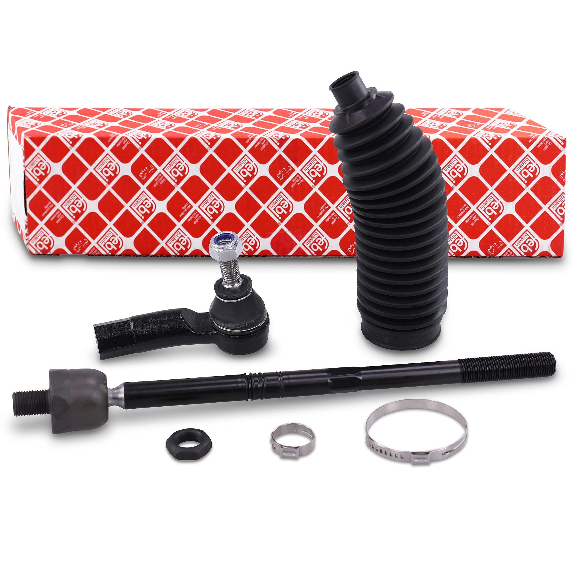 febi bilstein 45761 Tie Rod with steering boot set, pack of one