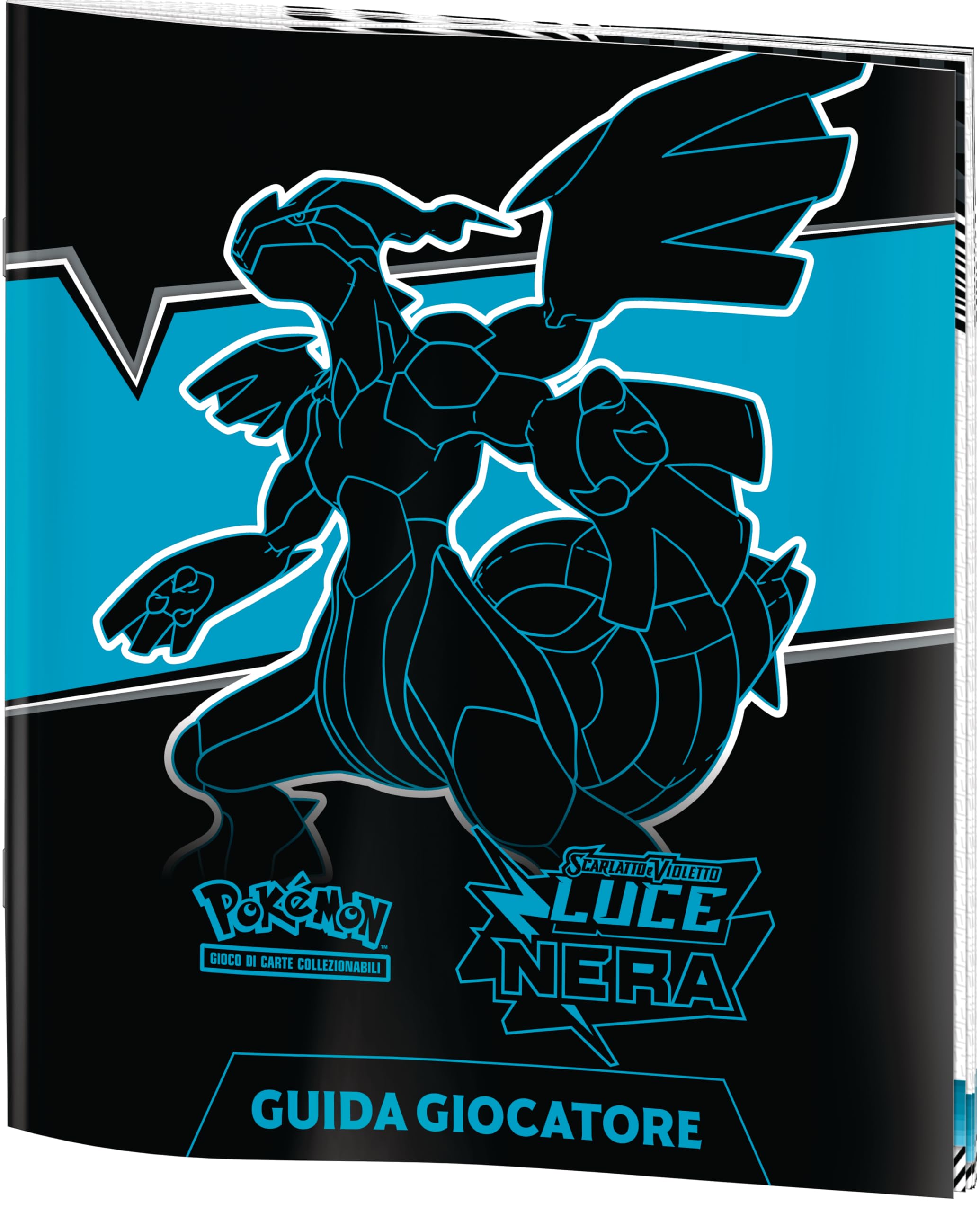 Pokémon: set Allenatore Fuoriclasse (Zekrom) dell’espansione Scarlatto e Violetto - Luce Nera del GCC (carta a figura intera di Thundurus, nove buste di espansione e accessori premium)