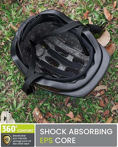 Miniatura 5 de OutdoorMaster Casco de bicicleta para niños, desde niños pequeños hasta jóvenes, casco de seguridad ajustable de unicornio para niños (edad 3-15),