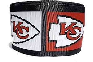 Grosgrain Ribbon for Chiefs Wreath 5/8" Fall Games