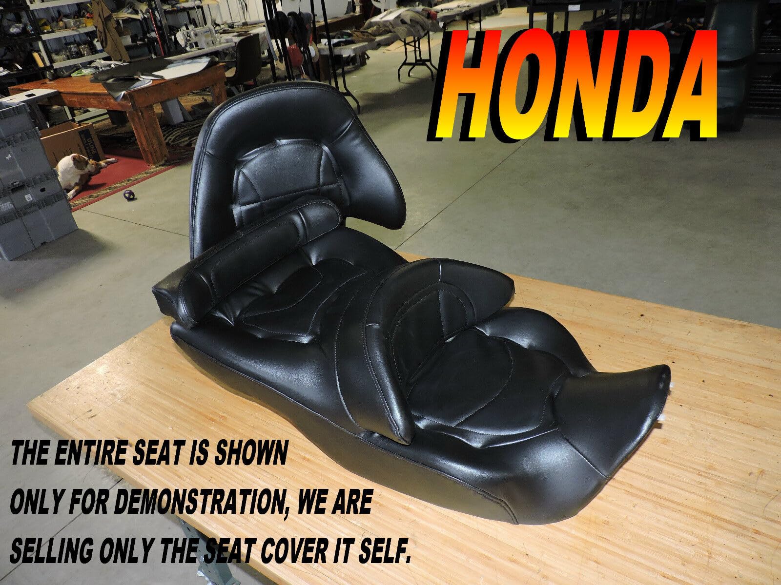 Generic New Replacement seat Cover fits Honda GL1800 2001-17 Goldwing GL 1800 AA 662, Black