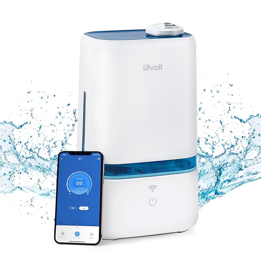 Amazon.co.jp: Levoit 加湿器 大容量 4L 卓上 アロマ Alexa対応
