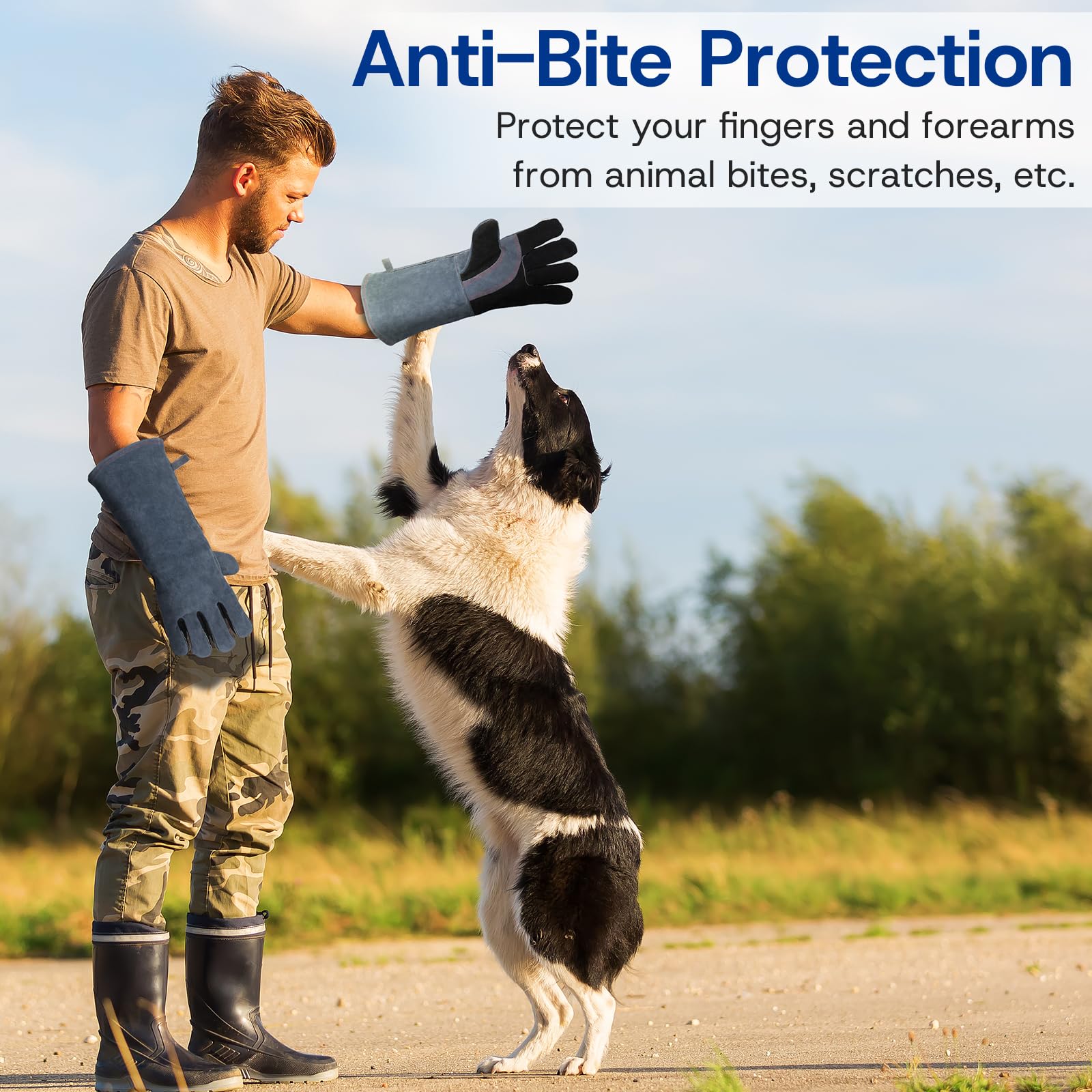 AMFUN Gants De Barbecue, Gants De Four Résistant à La Chaleur