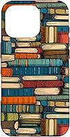 Vista 20 de iPhone 12/12 Pro Pila de libros leídos biblioteca ilustración amor lectura pilas caso