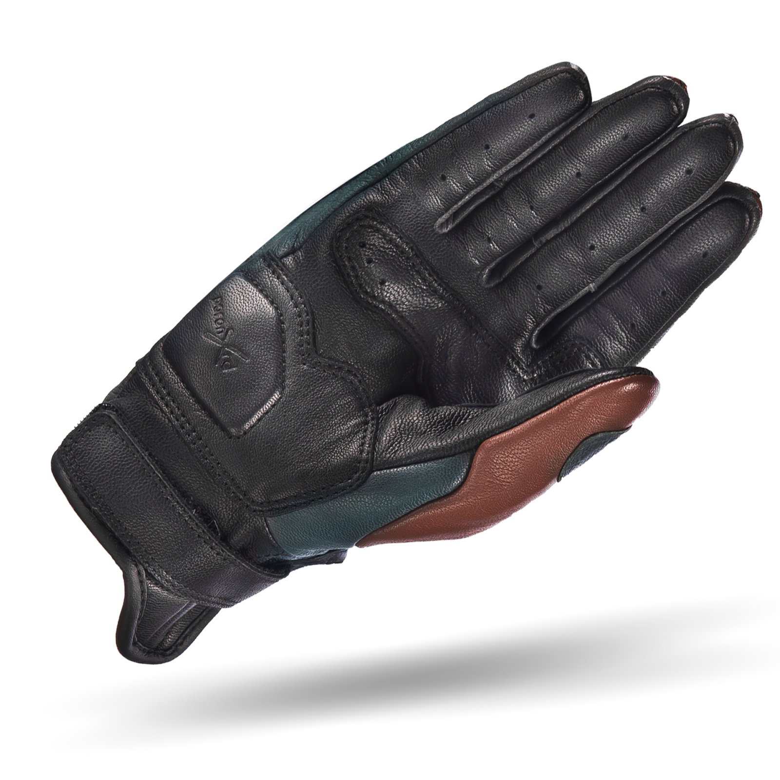 SHIMA CALIBER LADY BROWN, Guantes de motocicleta retro vintage de verano para mujeres