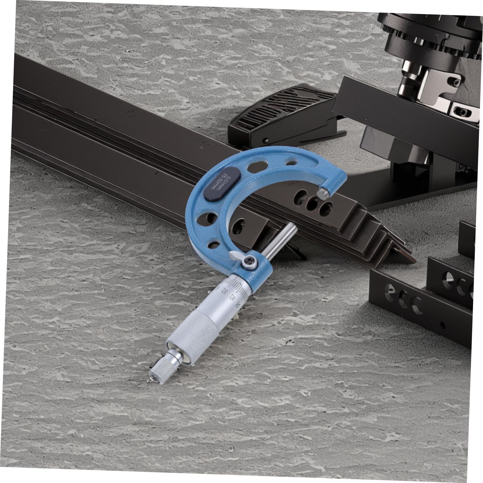 Luxshiny Micrometro Esterno in Acciaio Inox Precisione per Misurazioni di Esterno da Strumento di Misura Meccanico per Hobbisti e Meccanici
