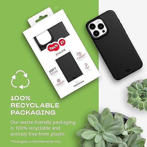 Miniatura 8 de Tech21 EvoLite - Funda para iPhone 15 Pro Max, funda de protección contra impactos, color negro