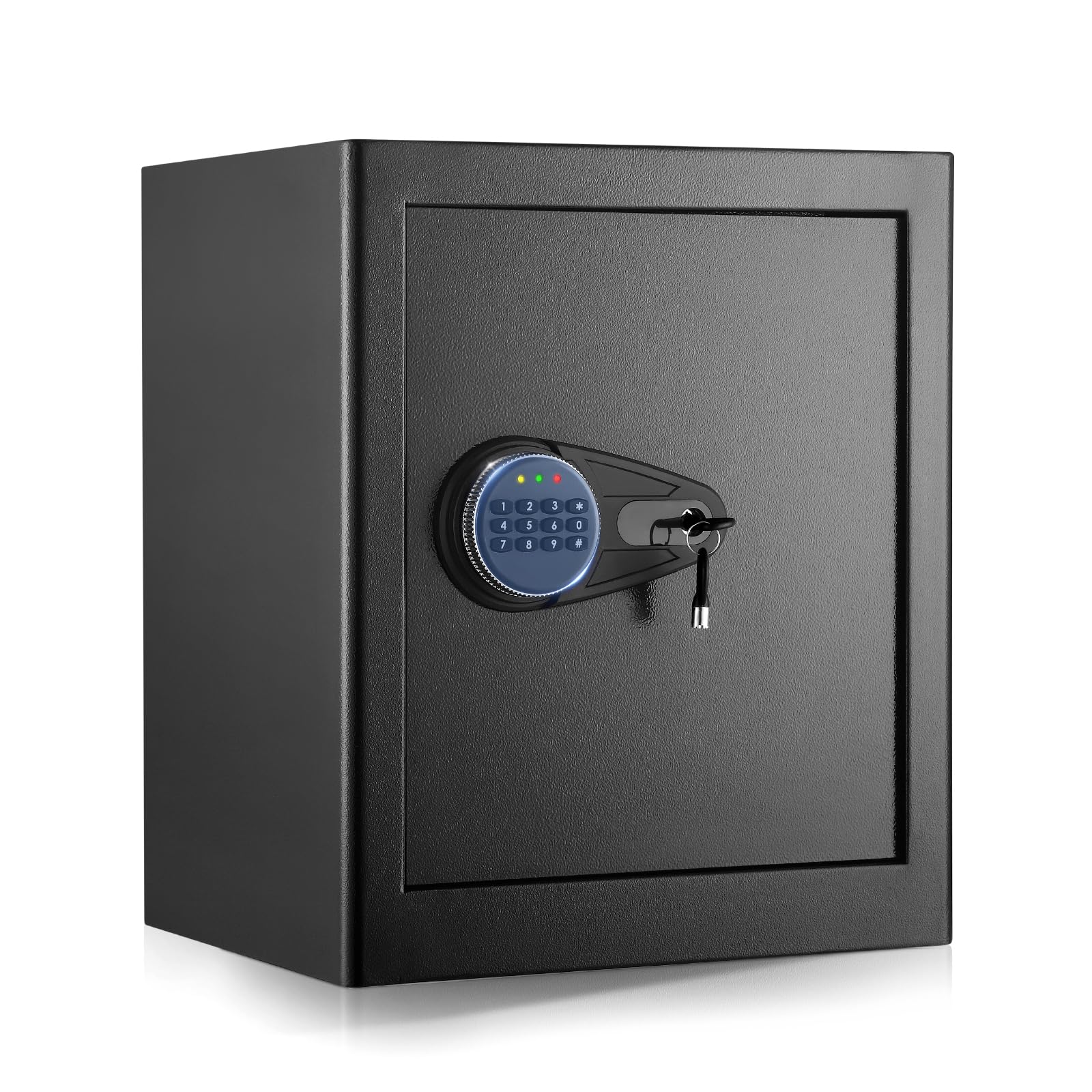 2.0 Cu.ft Fire-resistant Safe Box, Digital Cabinet Security Box Combination Lock Safe with Keypad LED Indicator, for Cash Jewelry Important Documents