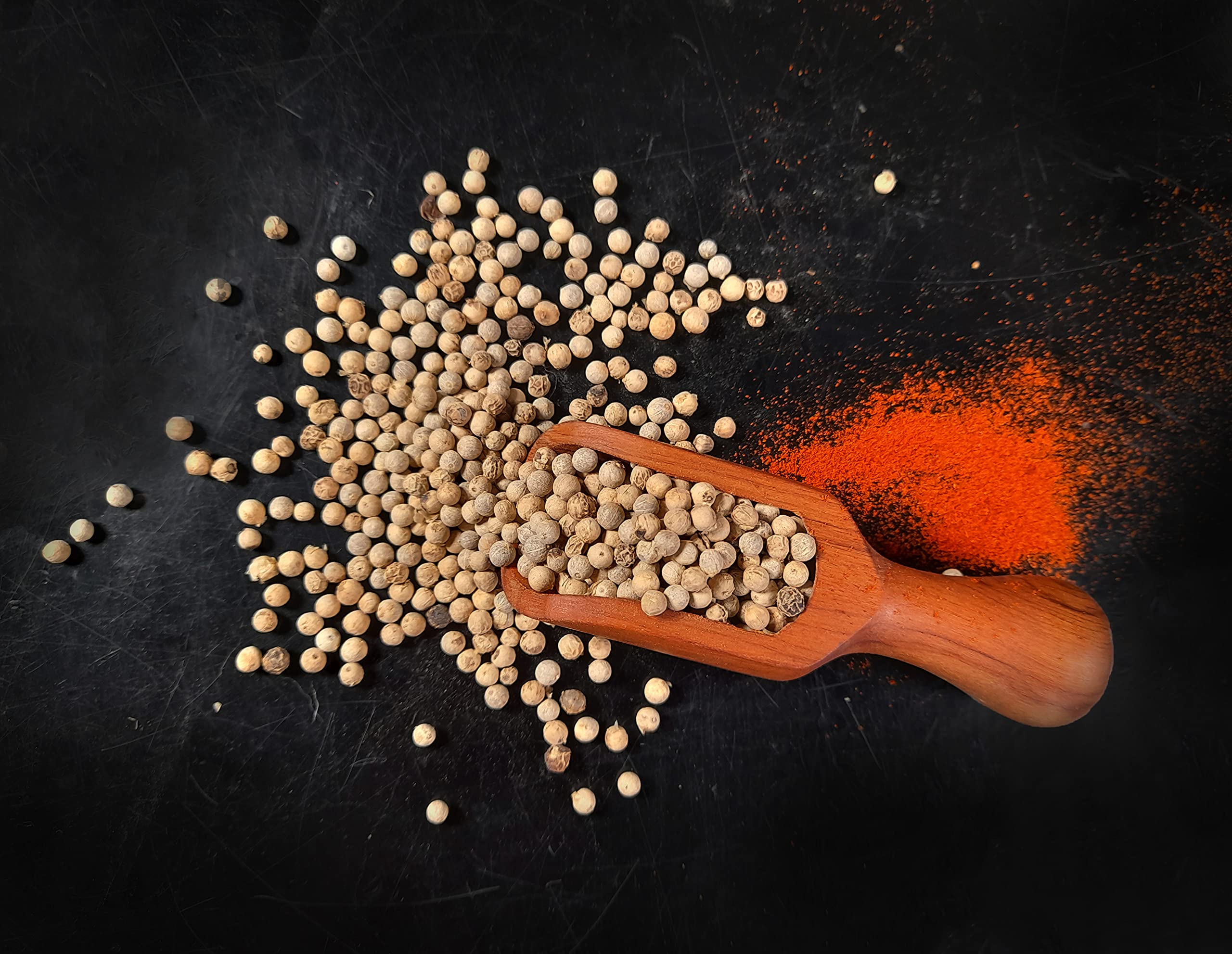 Minotaur Spices | Poivre blanc entier, Poivre blanc en grains, 2 x 500 g (1 Kg)