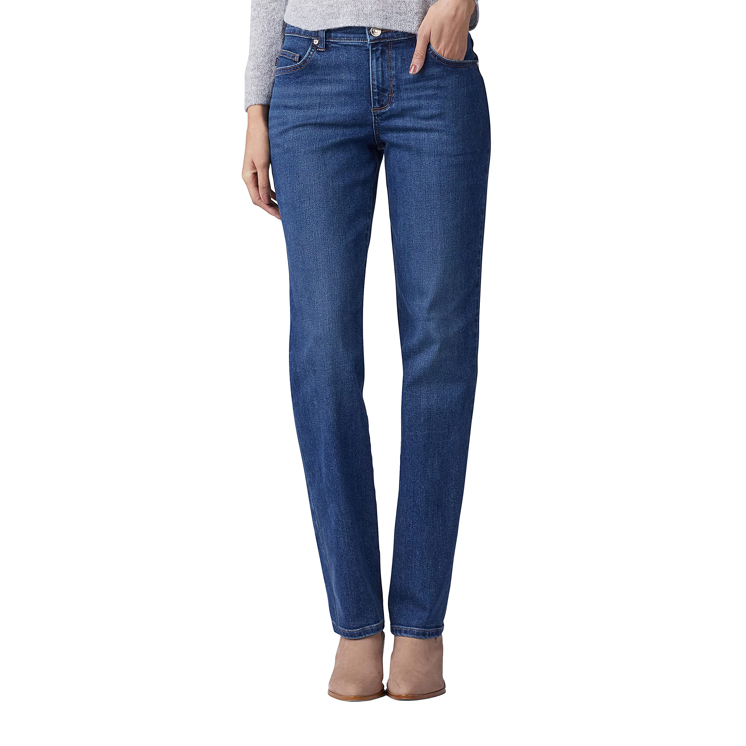 LeeWomen's Petite Relaxed Fit Straight Leg Jean