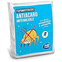 Sweet Night Coprimaterasso singolo 80x200 cm | Impermeabile e antiacaro | Mollettone