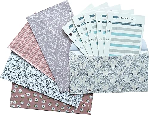 Miniatura 6 de 12 sobres de efectivo para presupuestos, sobres de presupuesto para sistema de efectivo, sobres de ahorro de dinero para presupuestos de efectivo