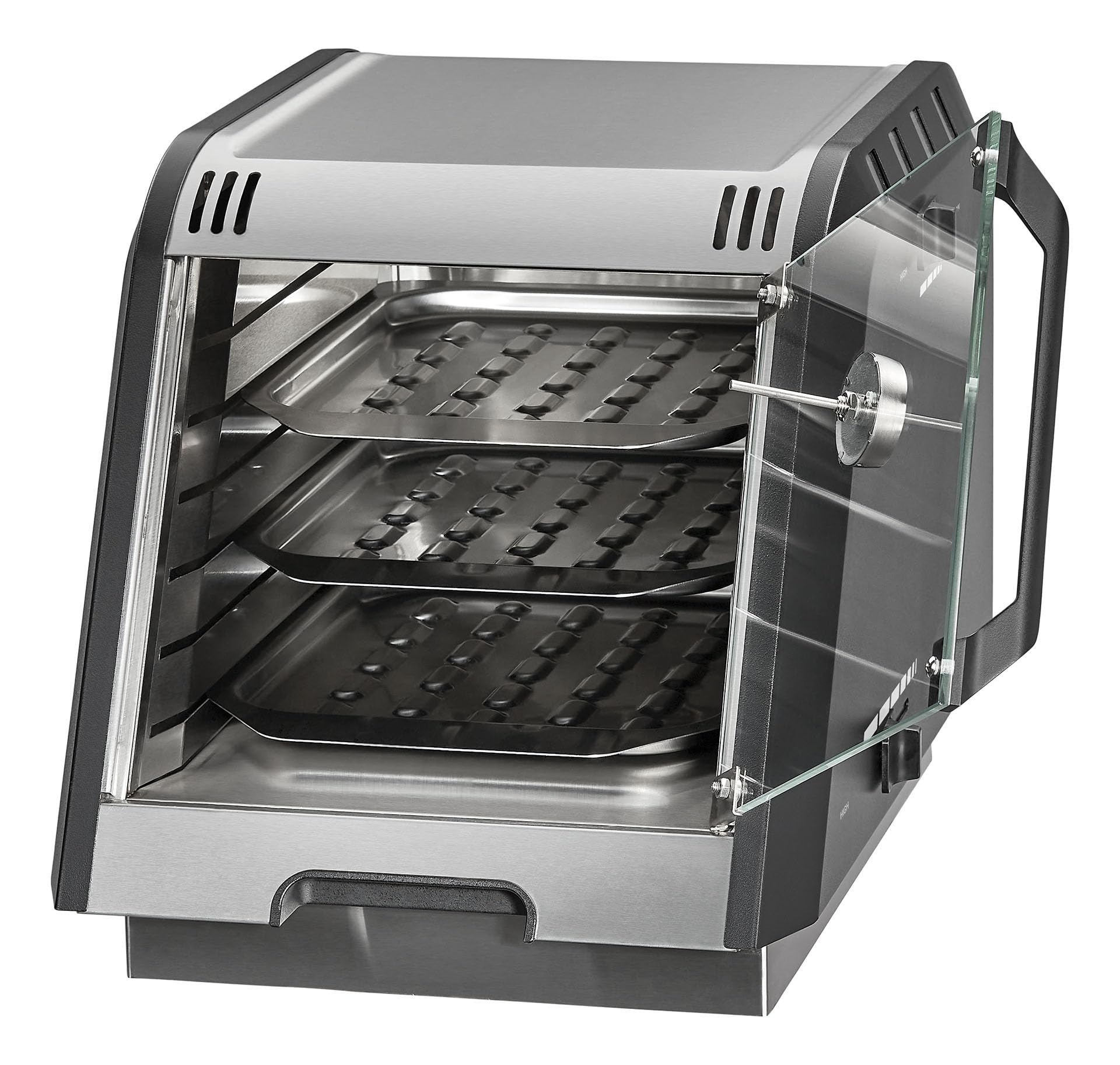 Enders® Delicater™-Ofen für UNIQ® Pro 3 IK und UNIQ PRO 3 IK Kitchen CRUSTER®#8603, schwarz/edelstahlfarben