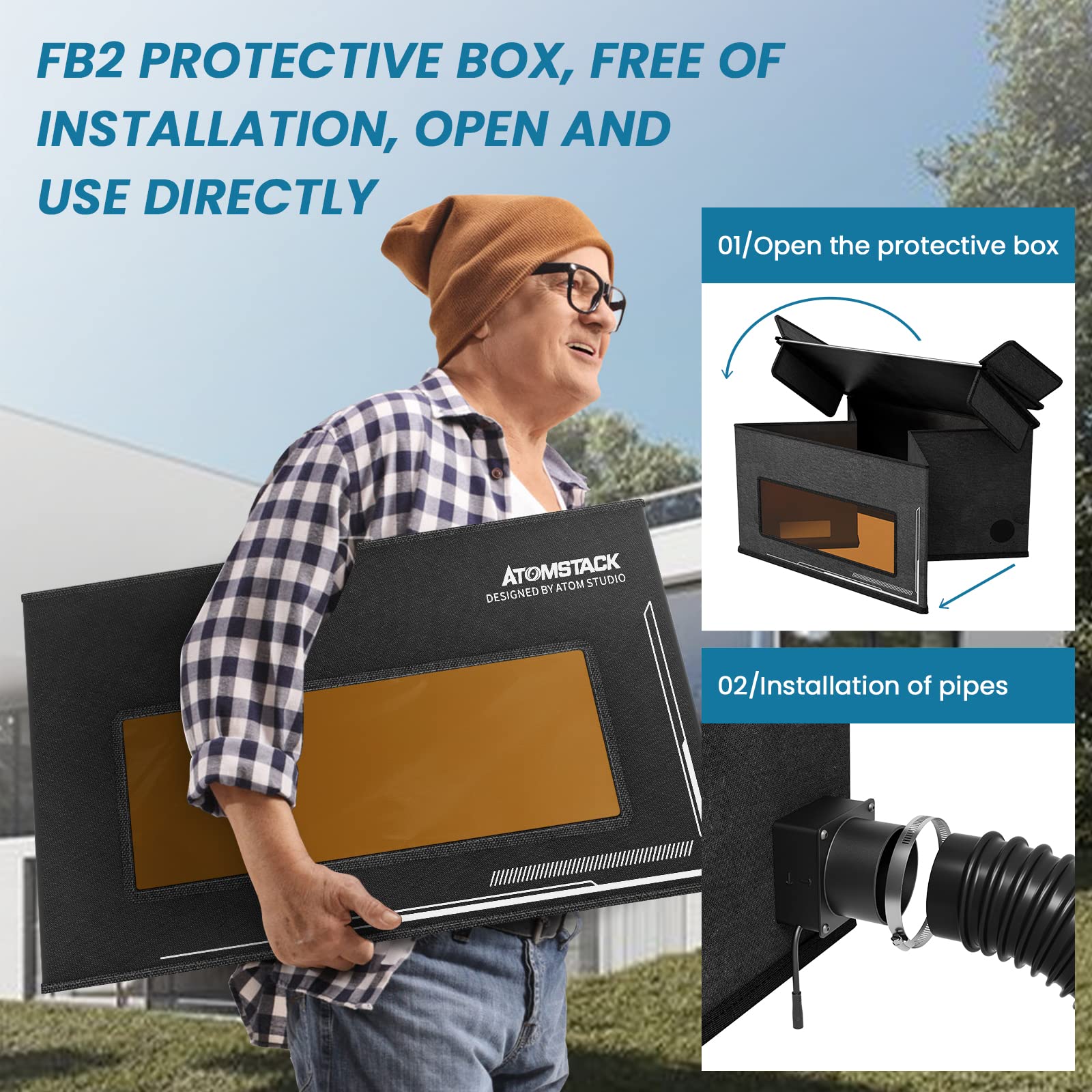 ATOMSTACK FB2 Laser Engraver Enclosure 30