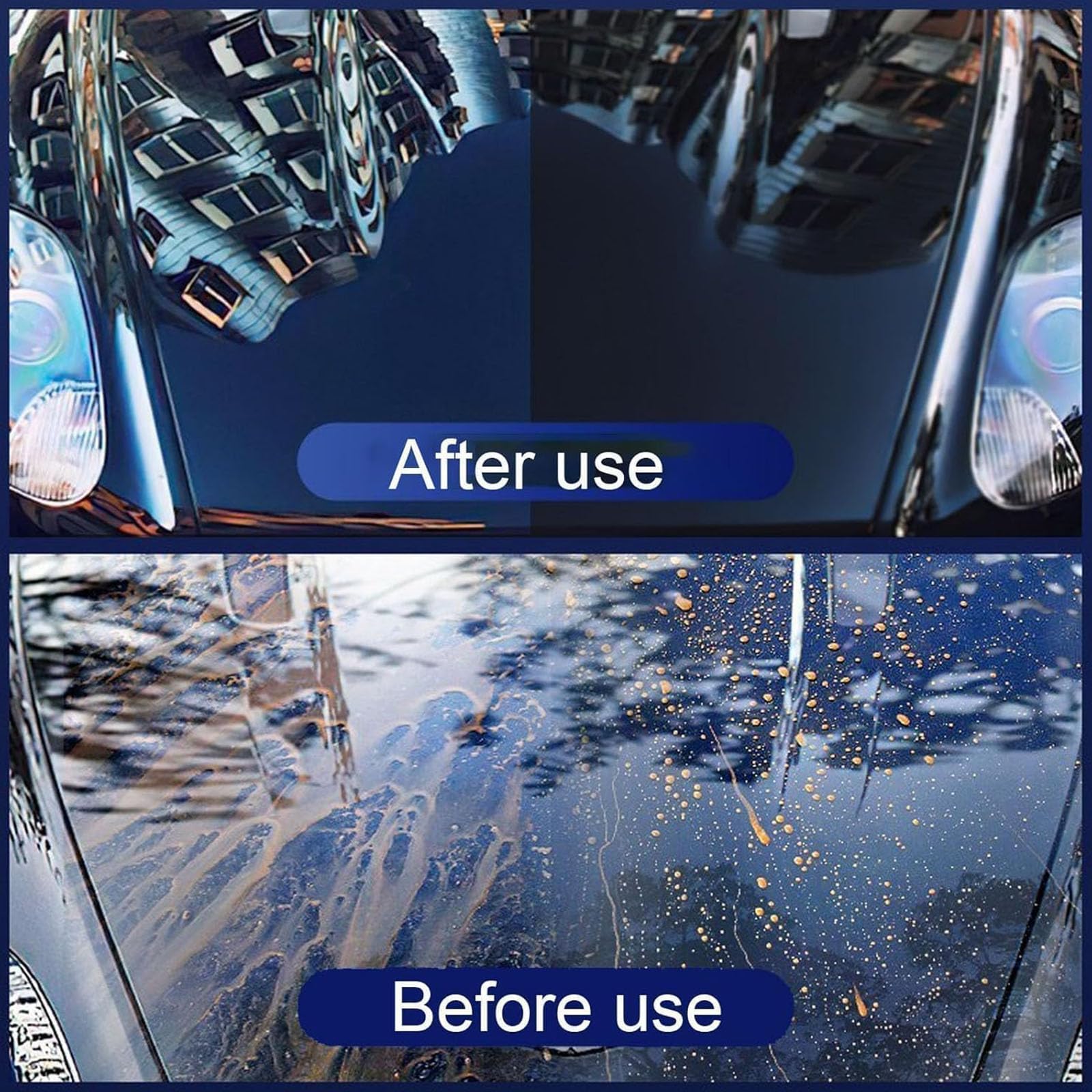 Sopami Auto-Beschichtungsspray - 2024 Upgrade Schnellwirkendes Lackschutz-Mittel, Kratzer-Politur, Wasserlose Reinigung, 3-in-1 Hochschutz