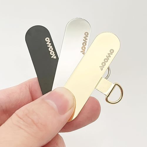 Miniatura 7 de Pestaña de amarre para teléfono, parche de metal, pieza de repuesto de correa de teléfono para teléfono celular, parche de cordón de seguridad (2