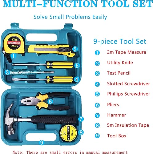 Miniatura 3 de LIANXIN Kit de emergencia en carretera para automóvil  Kits de asistencia lateral de seguridad para vehículos con kit de cables de puente, martillo