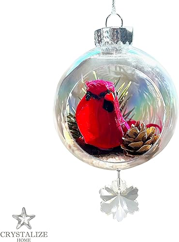 Miniatura 49 de Regalos de cumpleaños de cristal, adornos de Navidad para decoración de Navidad para mujeres, mamá, papá, abuela, abuelo, hermana y amiga de niños