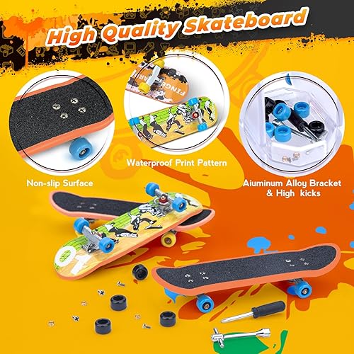 Miniatura 9 de HMEEN Finger Skatebord Park Kit 6 con 11