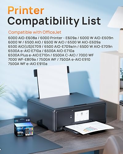 Miniatura 2 de E-Z Ink Paquete combinado de cartuchos de tinta compatibles 920xl de repuesto para impresora HP 920XL 920 para uso con impresora Officejet 6500