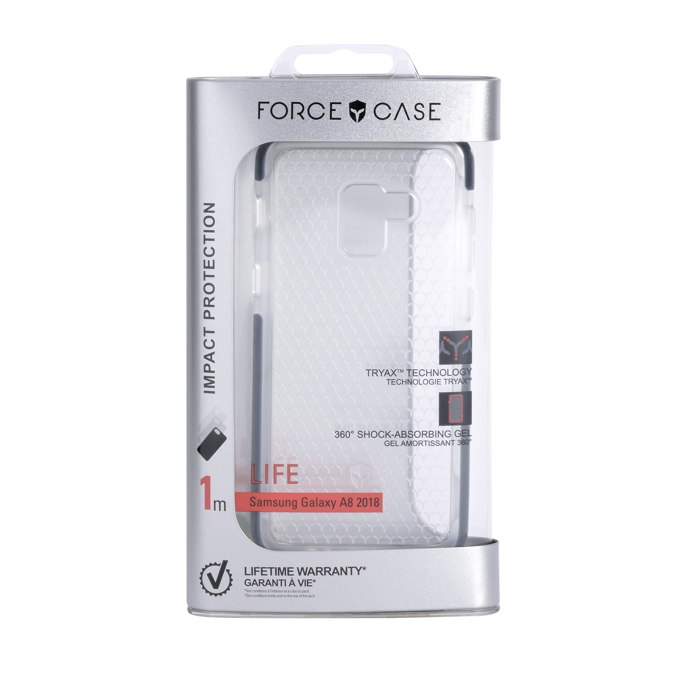 Force Case BigBen Connected - Cover rinforzata per Samsung Galaxy A8 2018