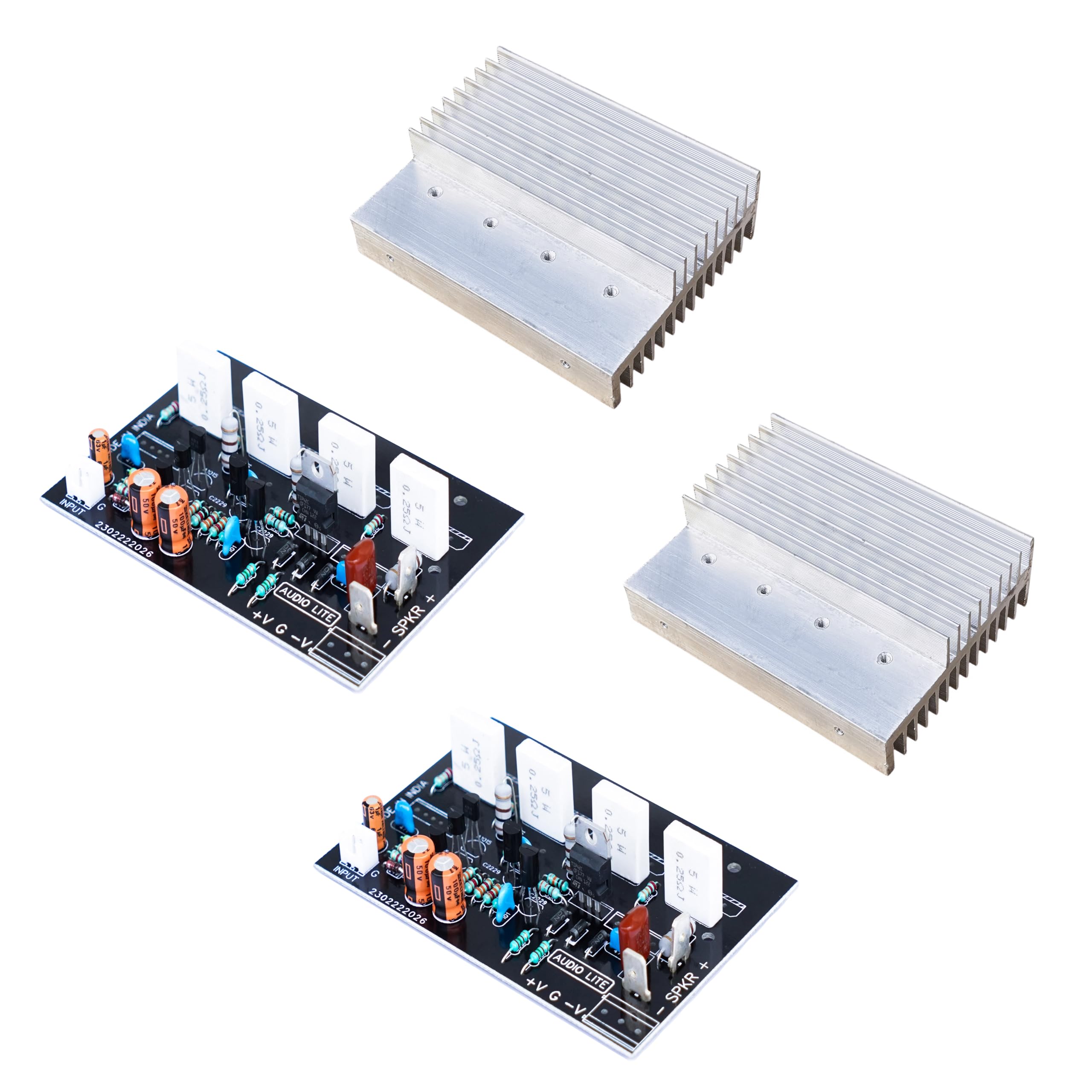 audio lite 150w rms mono amplifier board with heavy heat sink | high power | subwoofer amp module |