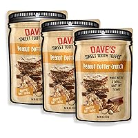 Vista 9 de Dave's Sweet Tooth Toffee - Conjunto de regalo de toffee de chocolate con leche (4 oz. x 3) - Toffee suave gourmet de chocolate casero y hecho a