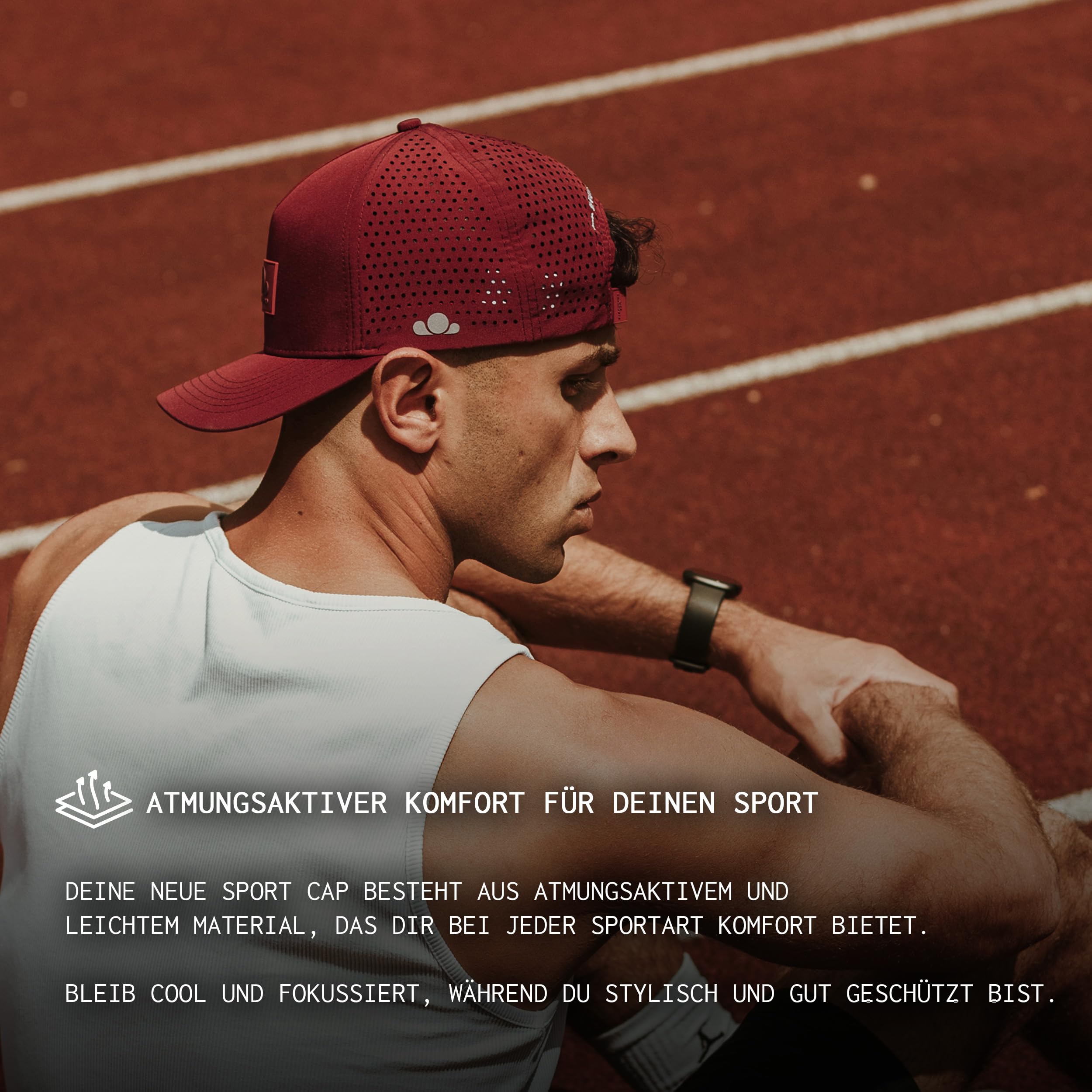 Blackskies® PRO Flow Sport Performance cap | Cappellino Baseball Unisex Idrorepellente | Sport Acquatici Padel Palestra Jogging Surf Spiaggia Tennis Uomo Donna Cappellino - Baseball Uomo Donna