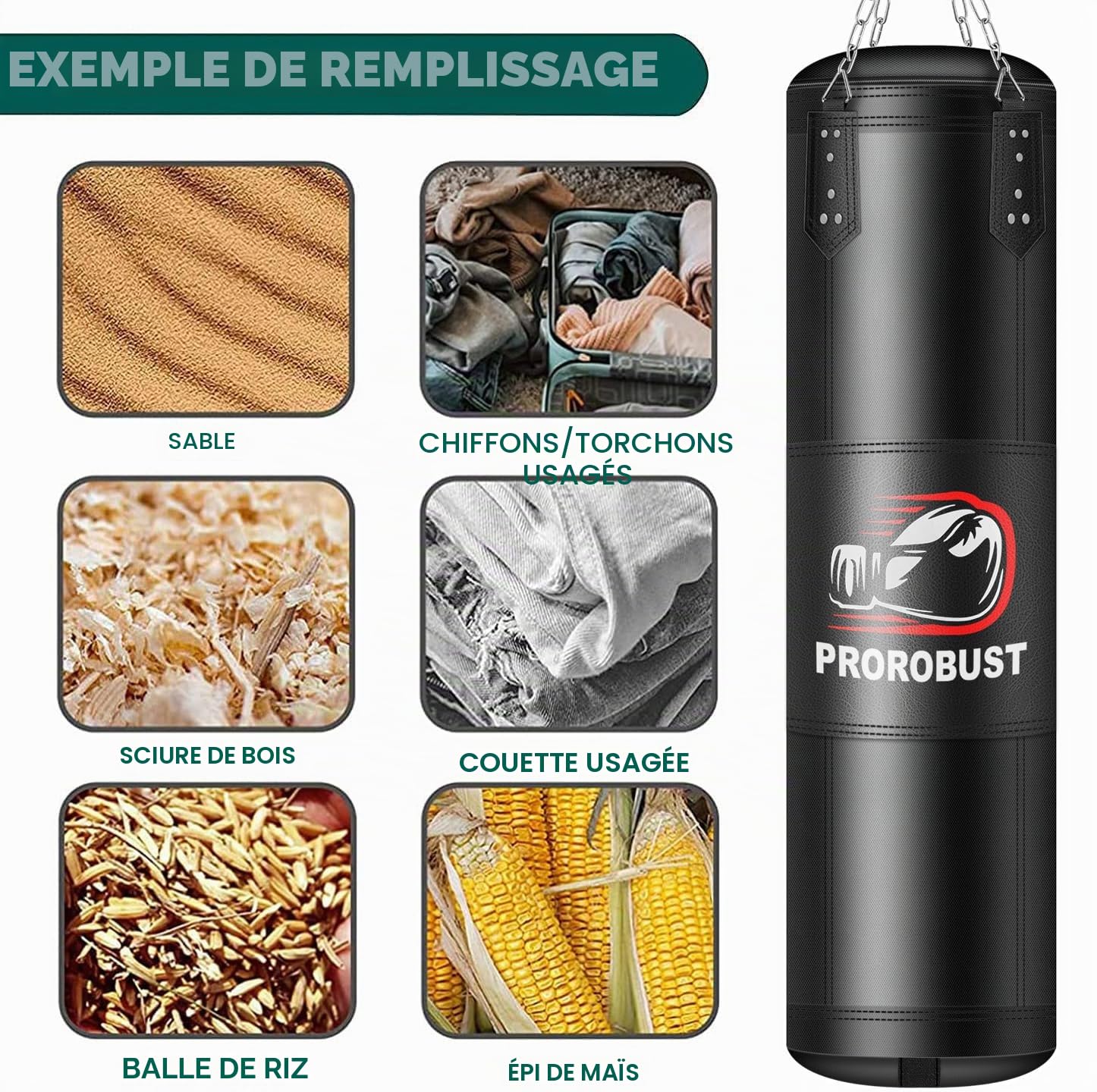 Sac de Frappe Oxford, 120 cm Lourd pour Adultes avec Gants de 12 oz pour MMA, Kickboxing, karaté, entraînement à Domicile (Non rempli), Noir, 120 cm