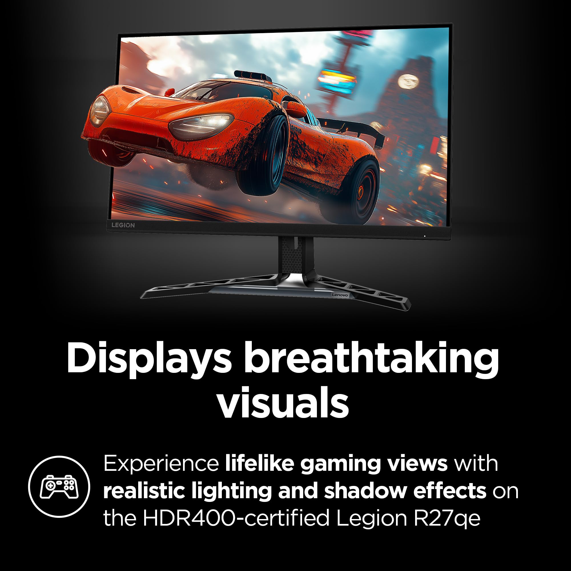 Amazon.com: Lenovo Legion R27qe Gaming Monitor, 27” QHD Display