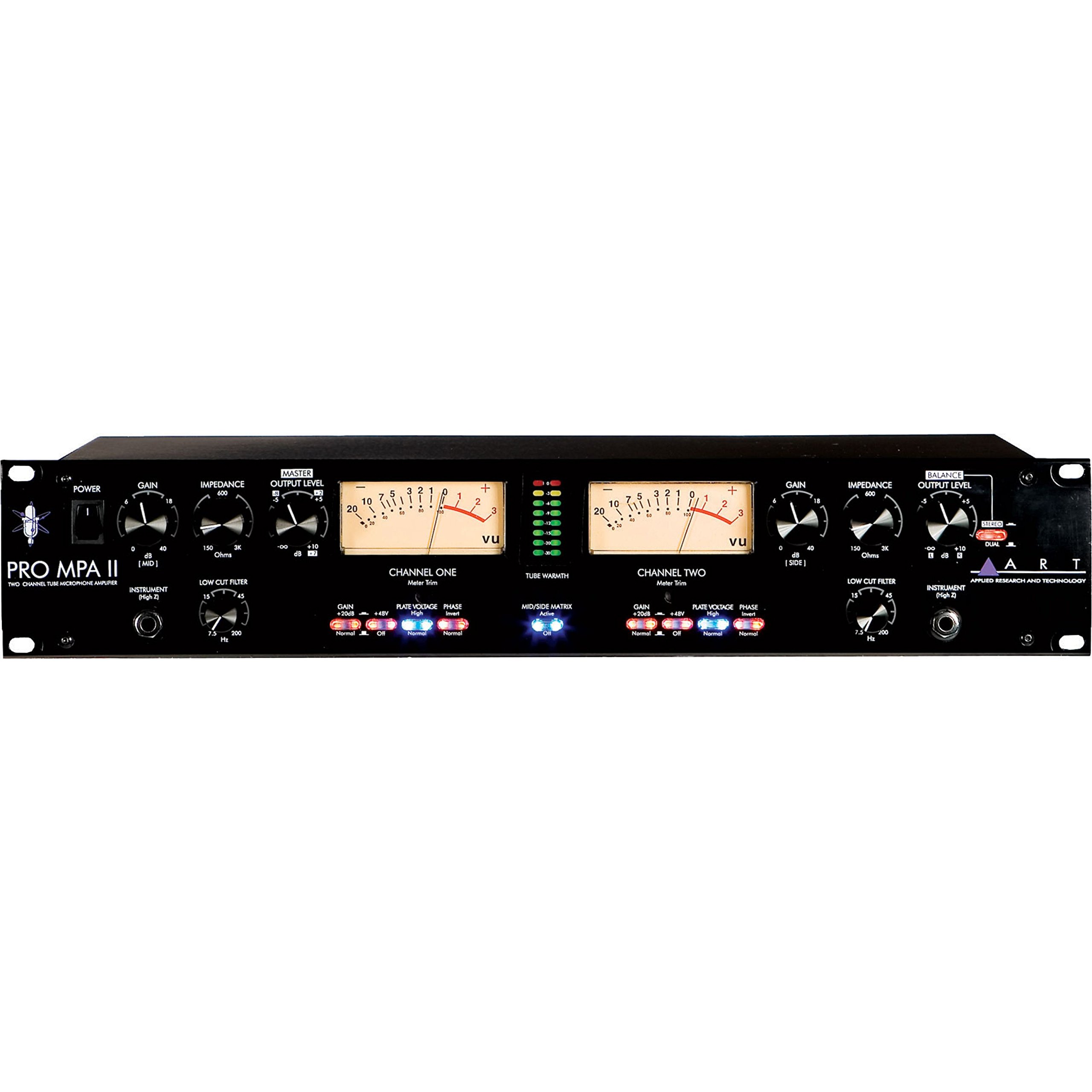 ART ProMPAII Two Channel Discrete Class A Microphone Preamp