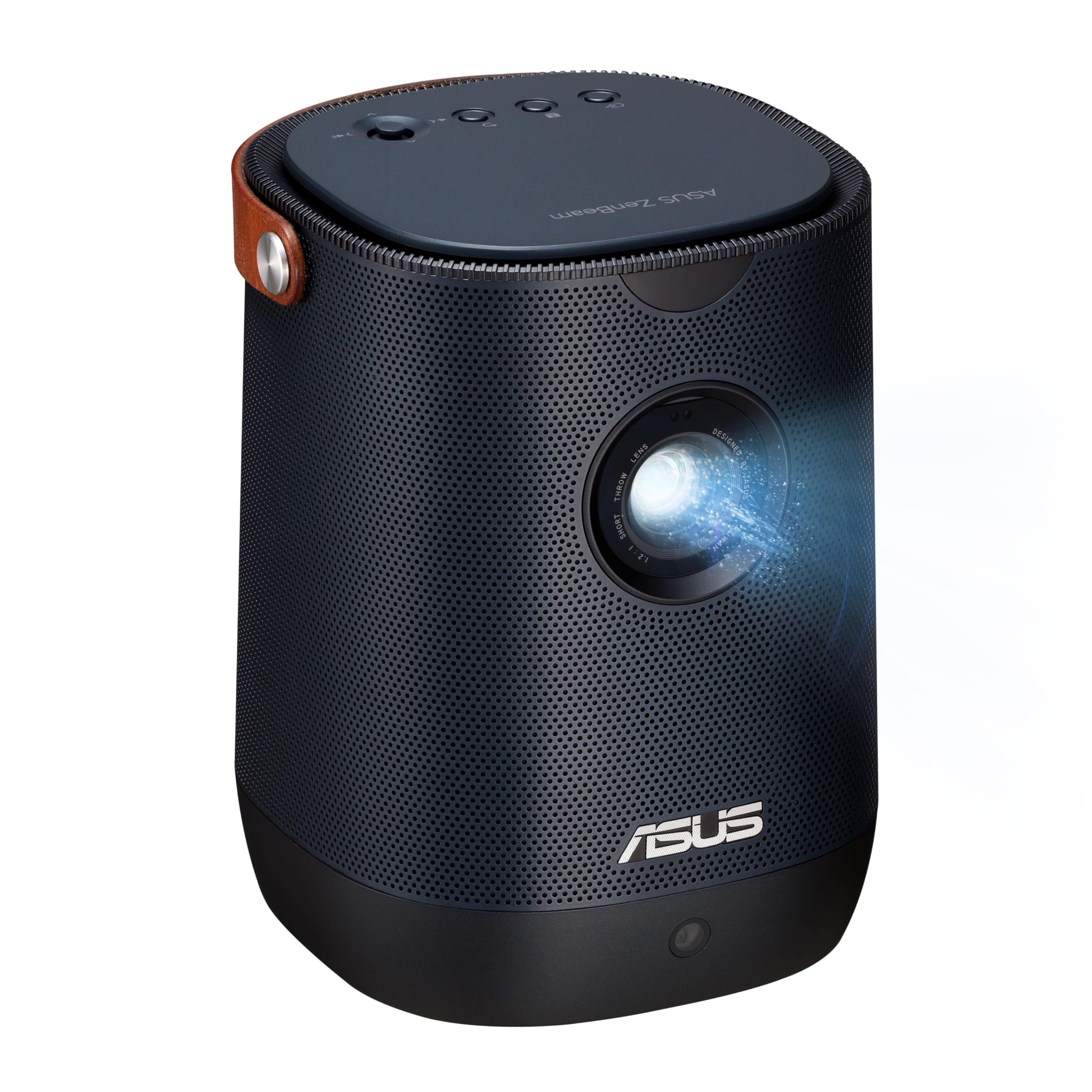 ASUS ZenBeam Latte L2 przenośny projektor Wi-Fi, jasność 600 lumenów, HDMI, USB, Bluetooth, do 3 godzin pracy na baterii, czarny