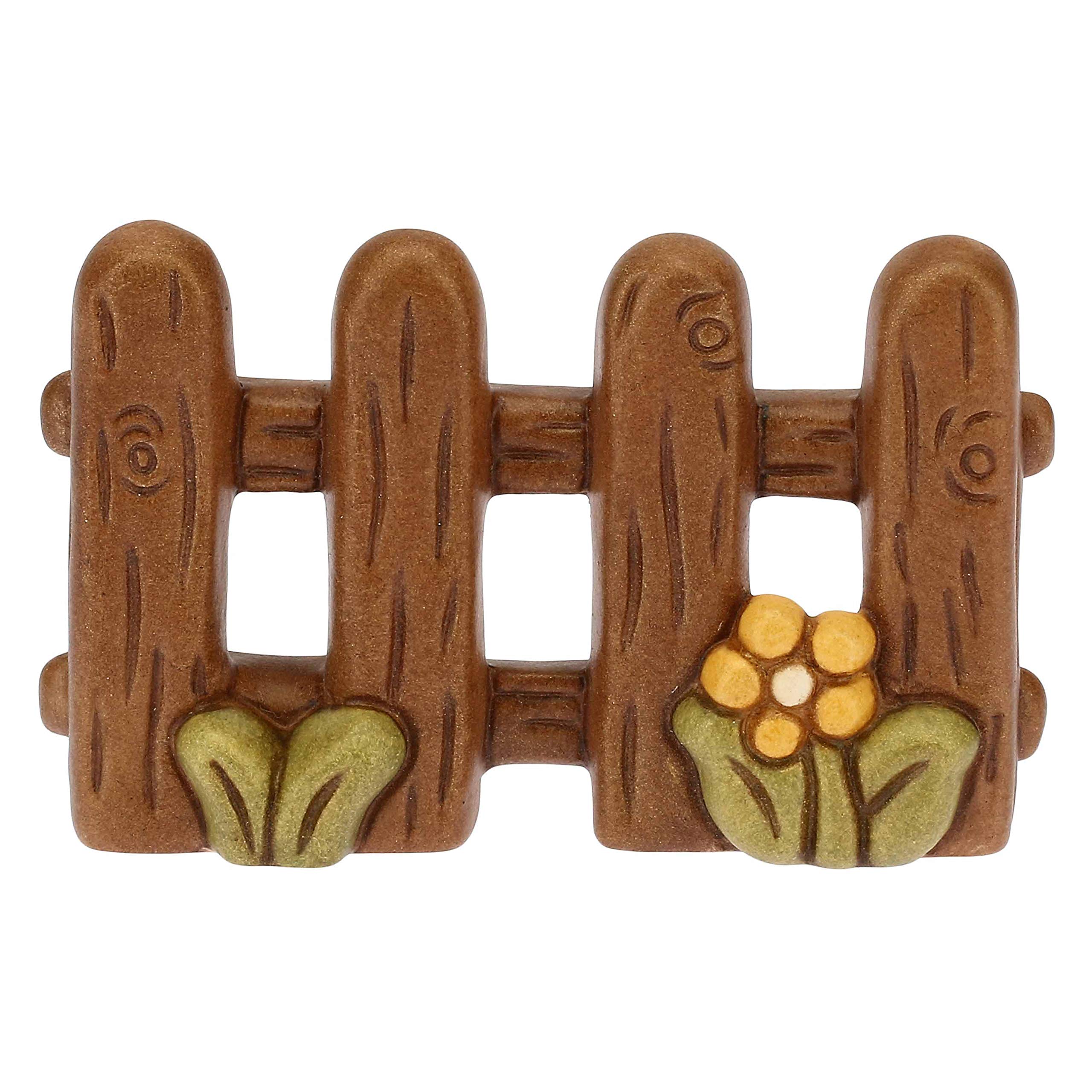 THUN - Set 2 Pezzi Steccato - Presepe Classico - Ceramica - 8x1,5x5 cm h cad.