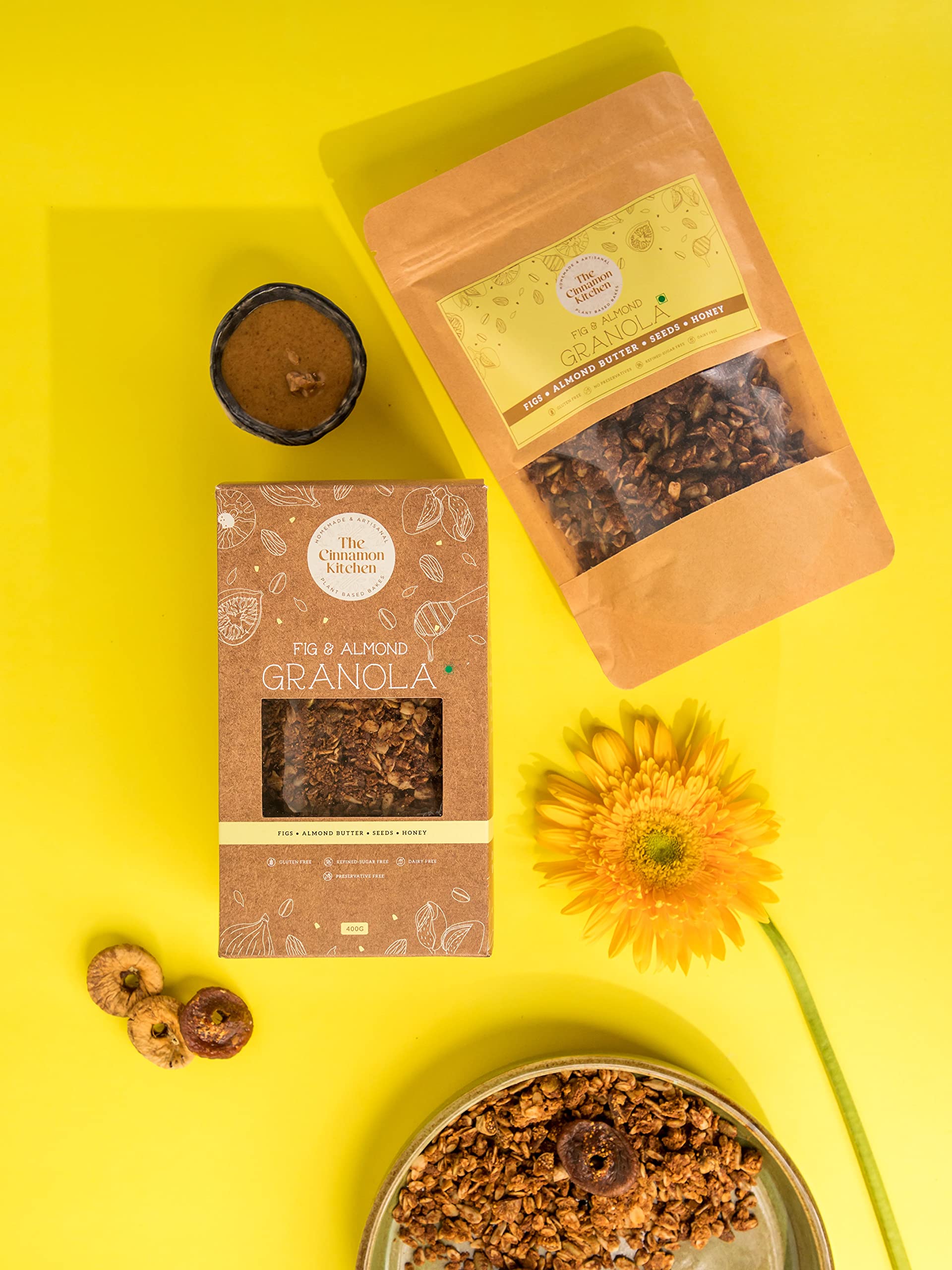 The Cinnamon Kitchen Fig & Almond Granola(200G)|As Seen On Shark Tank|100% Natural & Healthy|Vegan|Gluten Free|Organic|Pcos Friendly| (B09DW9HK52) Amazon Price History, Amazon Price Tracker