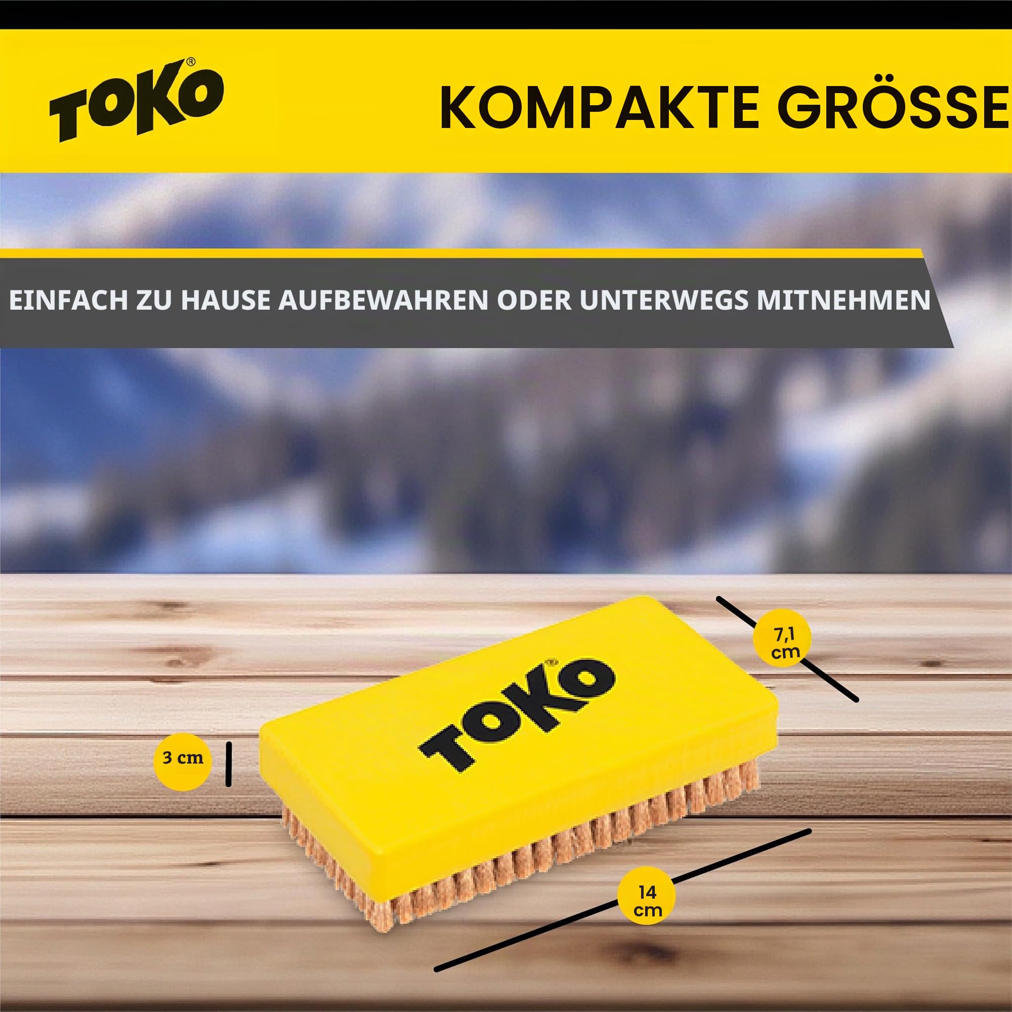 Toko Base Brush Copper