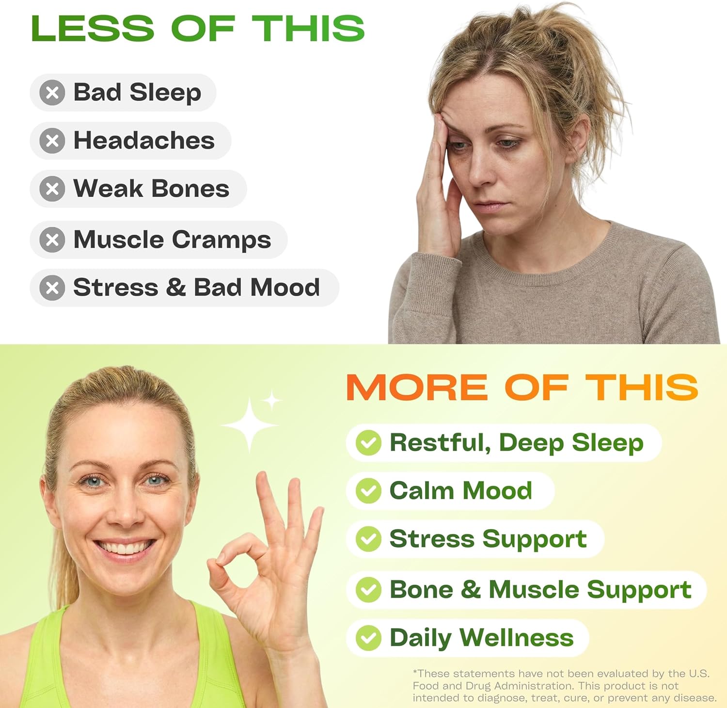 GoBiotix Magnesium Glycinate Powder – Cortisol Supplements for Women and Men – High Absorption Magnesium Complex Calm Supplement with Citrate, Malate – Sugar Free – 420 mg, 60 Servings - Lemon Lime - Image 6