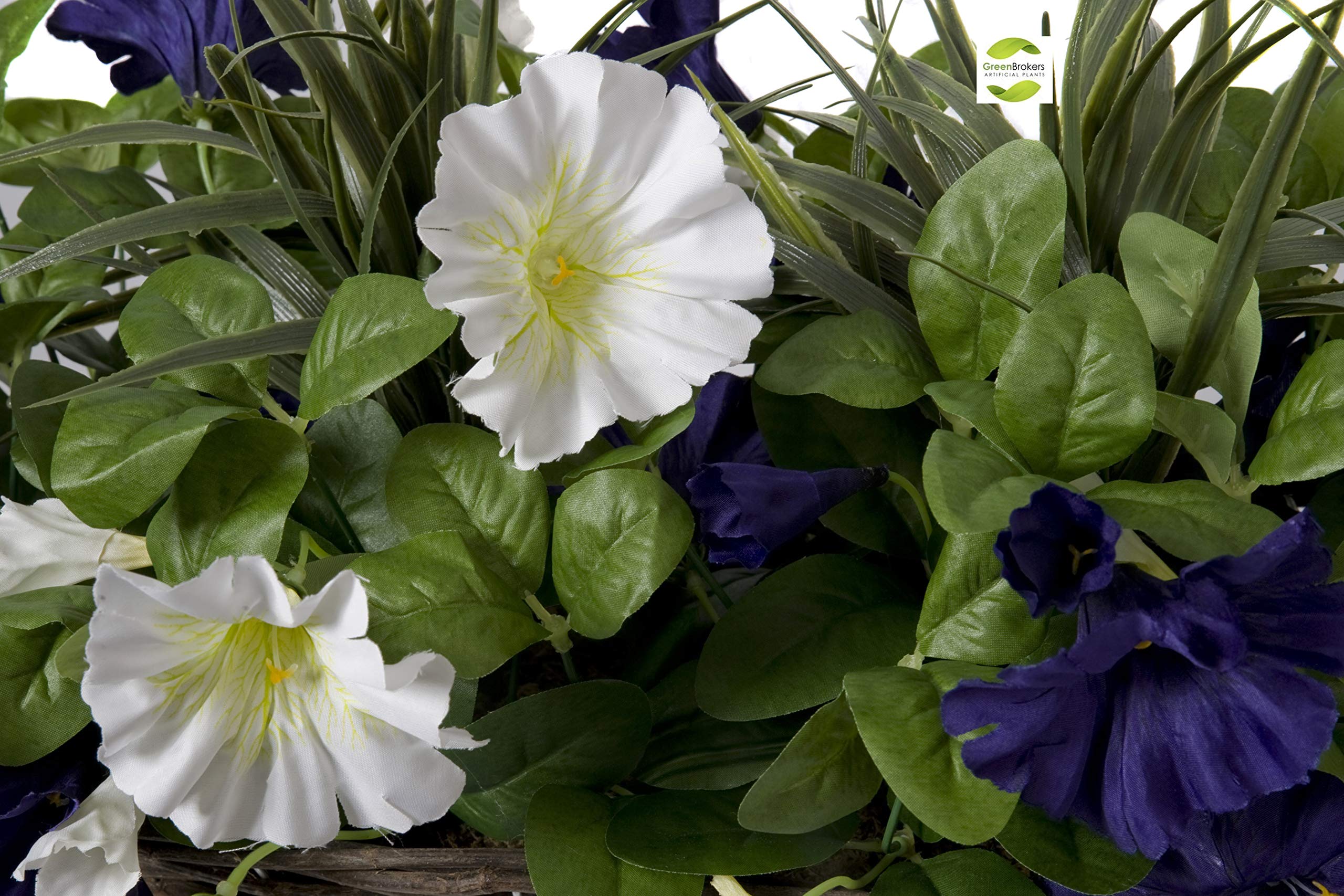 künstliche blumenkästen Kunstpflanzen | Künstlicher Blumenkasten mit UV-Schutz - Joline