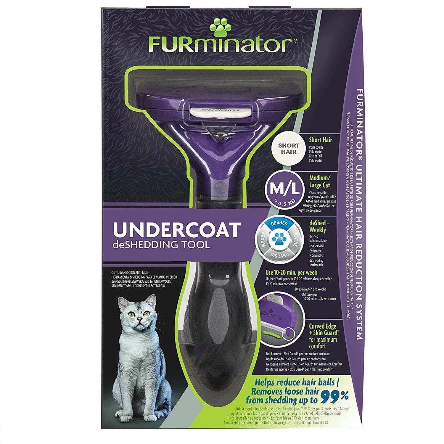Other Furminator Undercoat Deshedding Tool For Medium/large Short Hair Cat