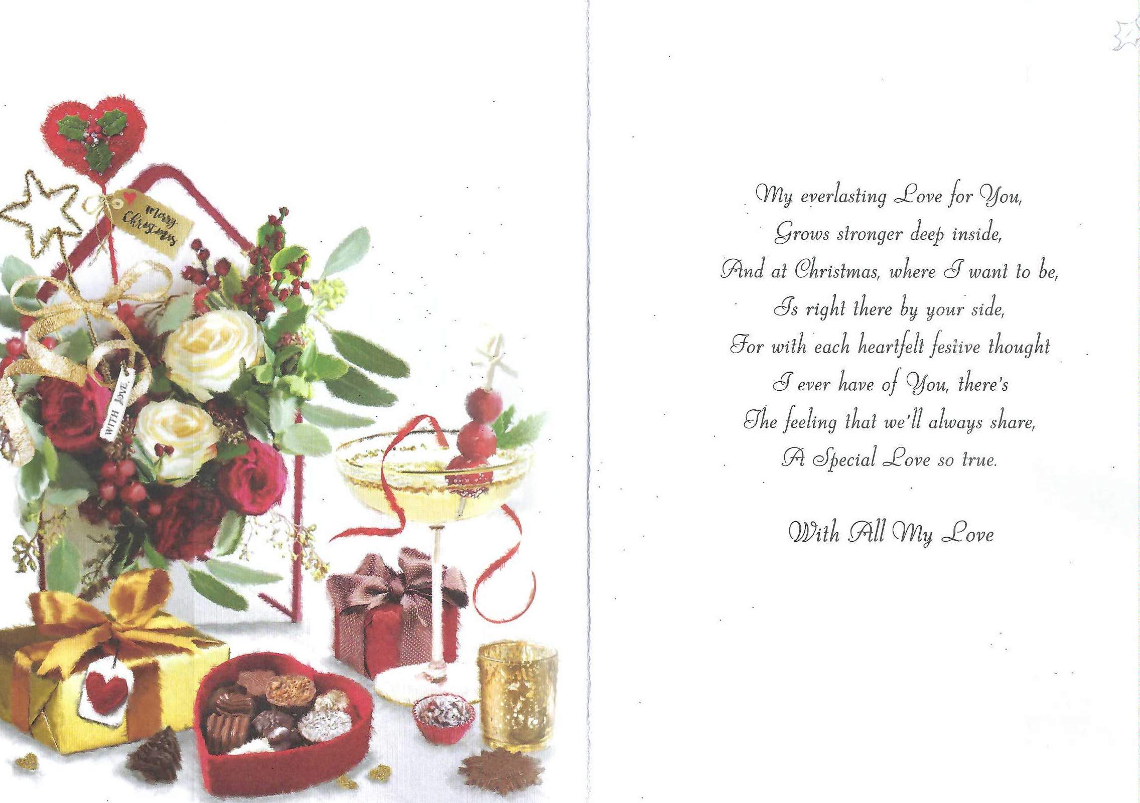 Weihnachtskarte „To My Special Wife“ Von Jonny Javelin – Mit Goldfolie & Glitzer Weihnachtskarte „To My Special Wife“ Von Jonny Javelin – Mit Goldfolie & Glitzer