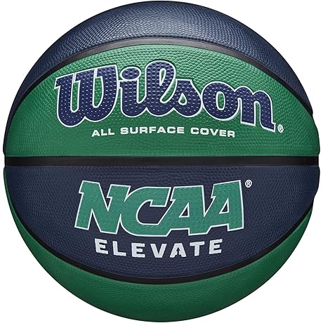 Wilson NCAA Elevate Basketball, Size 6 - Perfect For Young Ballers
