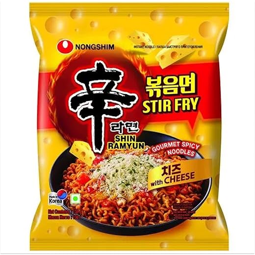 Shin Ramyun Spicy Cheese Noodles - 136g 136 g