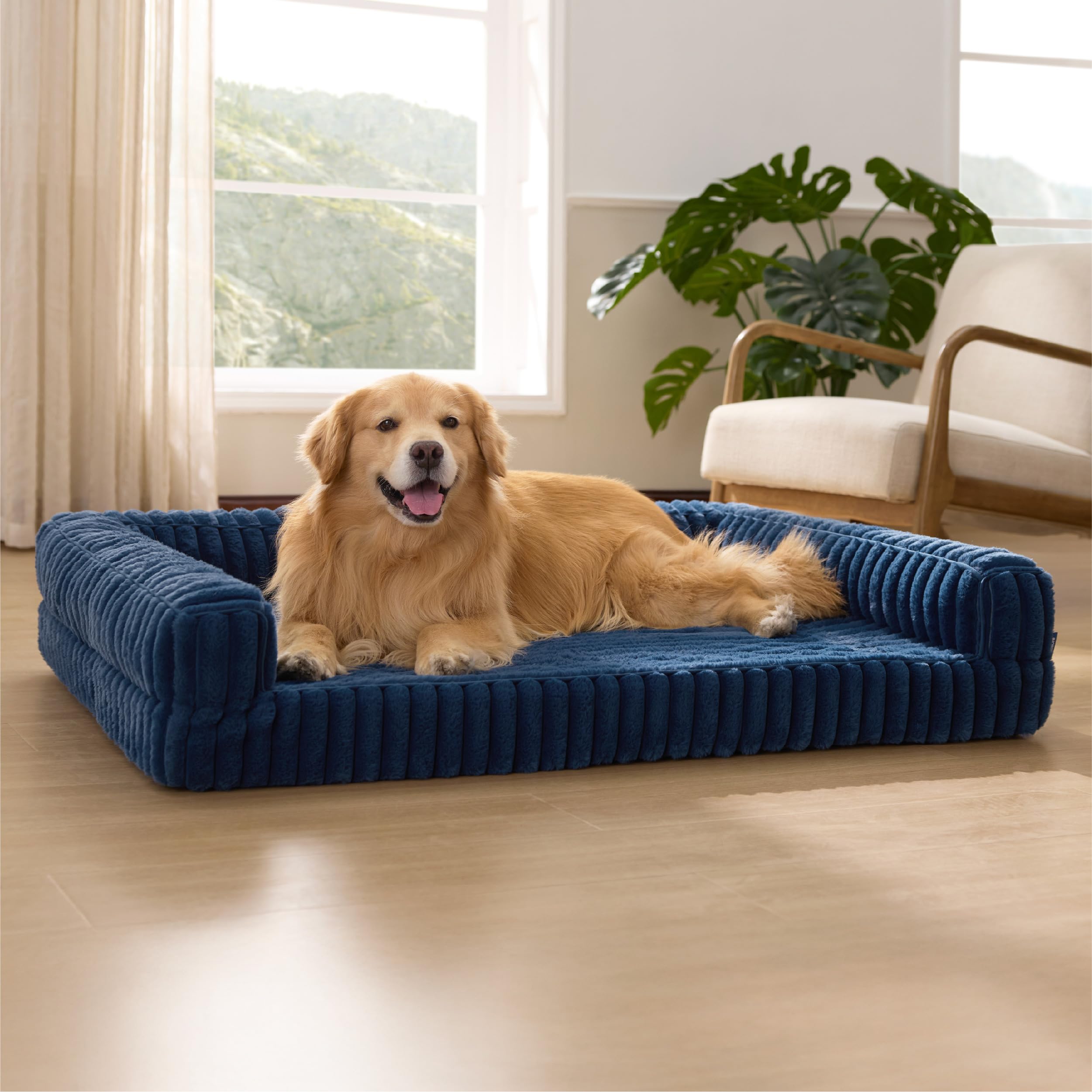 Bedsure ComfyFleece Orthopedic Dog Bed